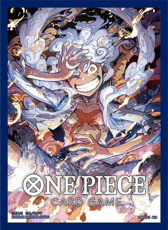 gear 5 luffy one piece card game One Piece TCG: Official Sleeves Set 4