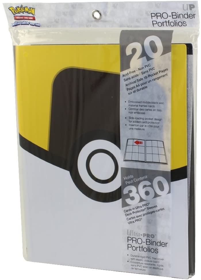 Ultra Pro Pokemon Ultra Ball 9 Pocket PRO Binder Ultra Pro Pokemon Ultra Ball 9 Pocket PRO Binder