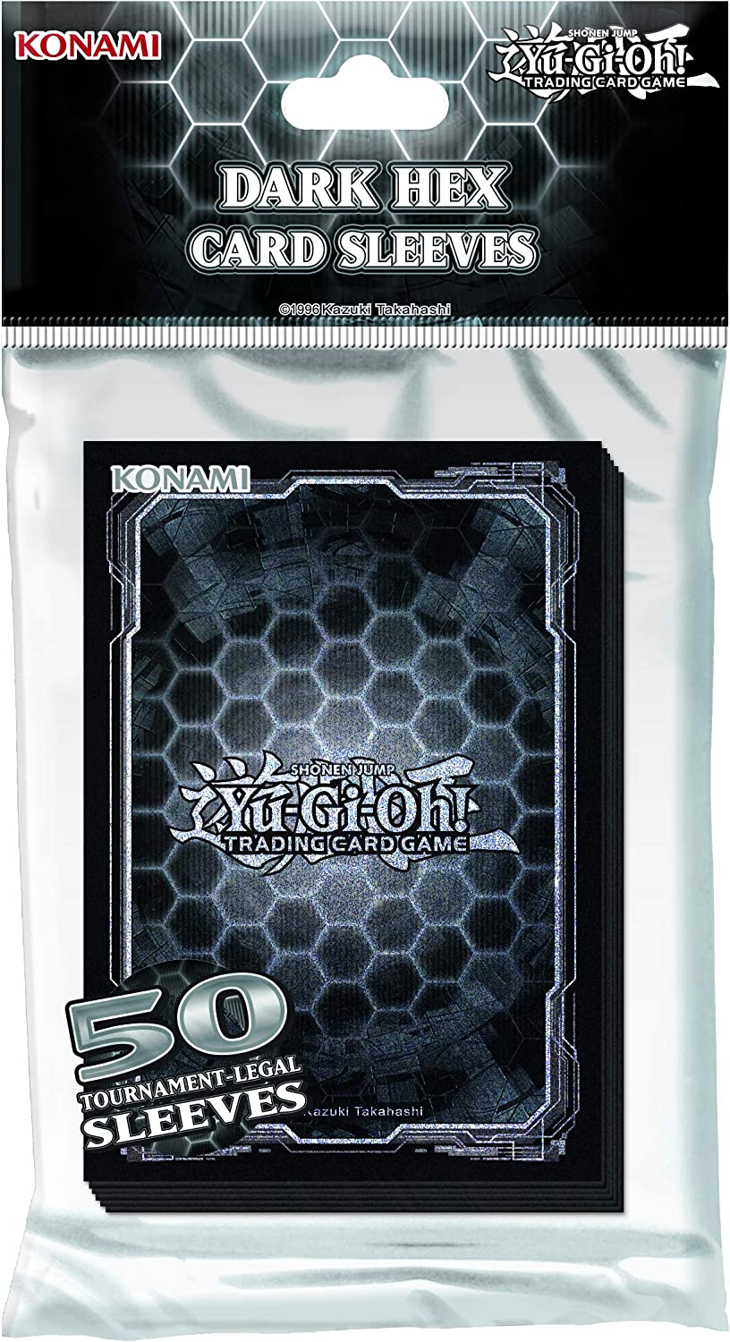 Yu-Gi-Oh Dark Hex Card Sleeves (50ct) Yu-Gi-Oh Dark Hex Card Sleeves (50ct)