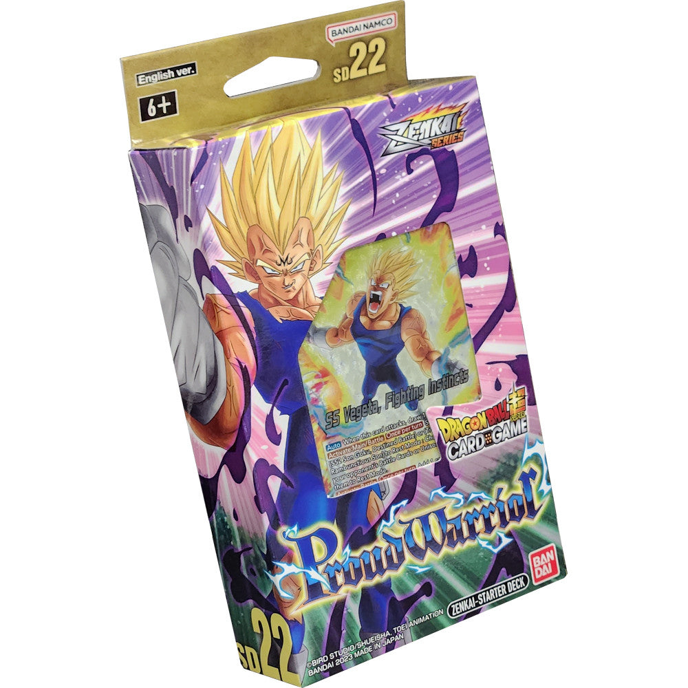 Dragon Ball Super TCG: Zenkai Series Starter Deck 22 - Proud Warrior Dragon Ball Super TCG: Zenkai Series Starter Deck 22 - Proud Warrior