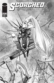 Spawn Scorched #51 Cover B IG Guara B&W Variant Cover
