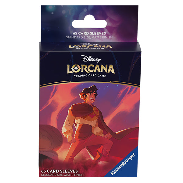 Disney Lorcana Shimmering Skies Card Sleeves - Aladdin (65ct)