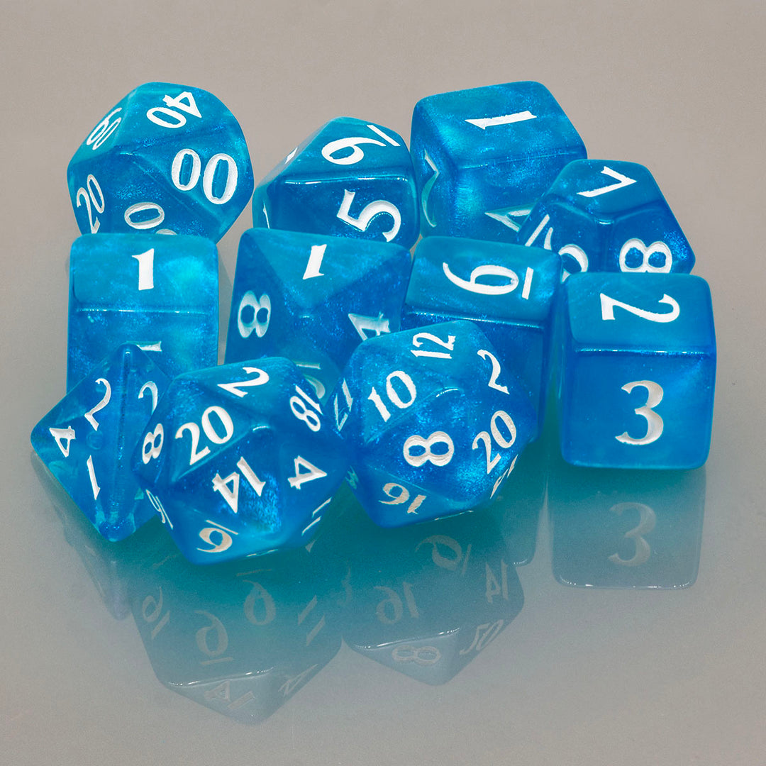 Ultra Pro Eclipse: Poly 11 Dice Set- Sky Blue