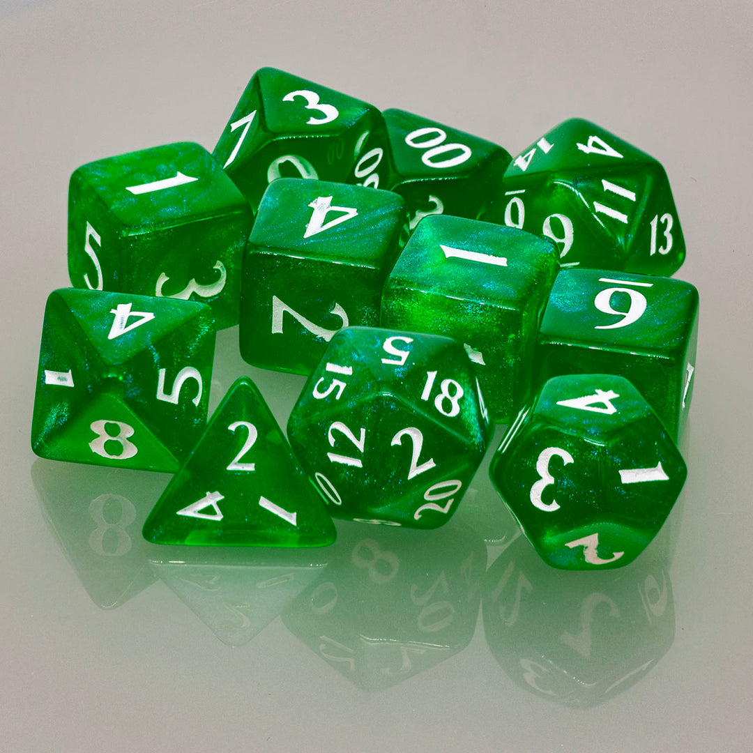 Ultra Pro Eclipse: Poly 11 Dice Set- Forest Green