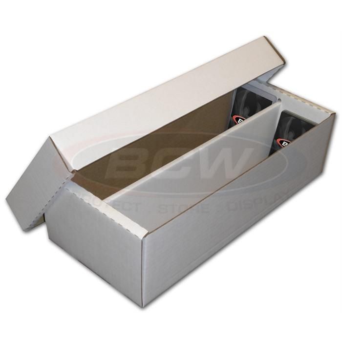 1600 Count Trading Card Cardboard Storage Box - Shoebox