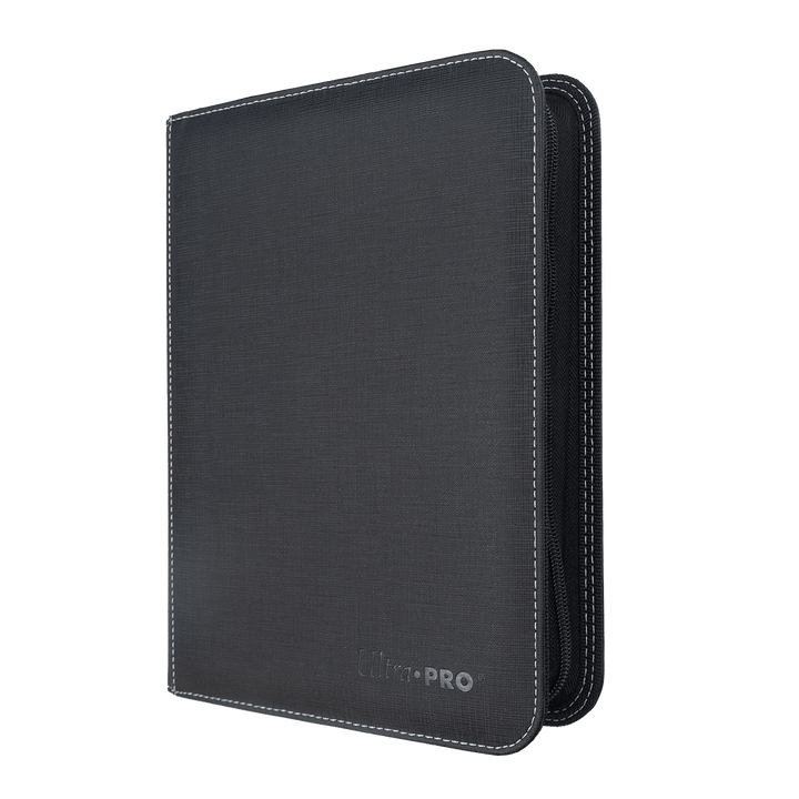Ultra Pro PRO 4-Pocket Zippered Toploader Binder - Black