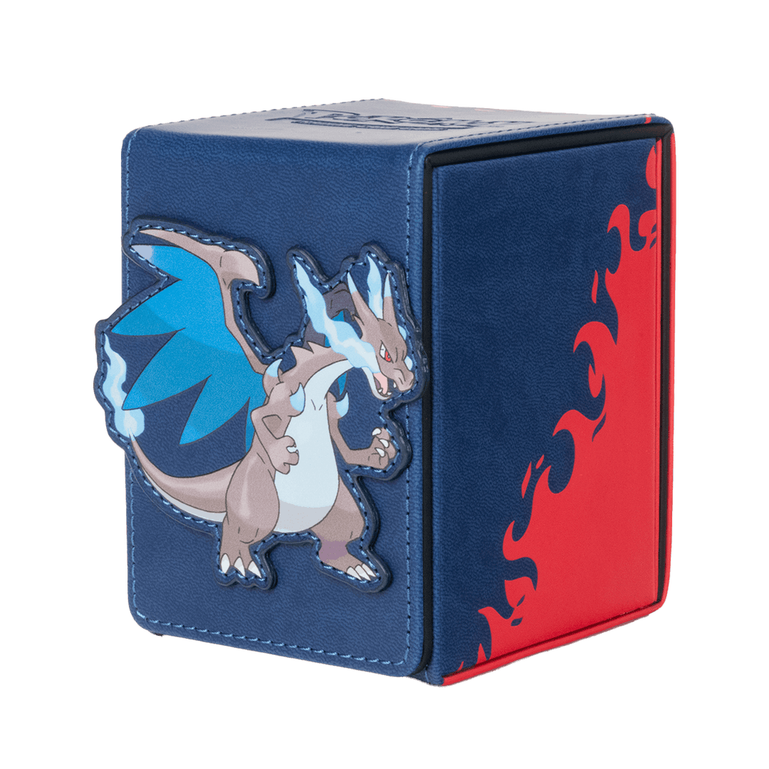 Ultra Pro Pokemon Alcove Flip 100+ Deck Box - Mega Charizard X