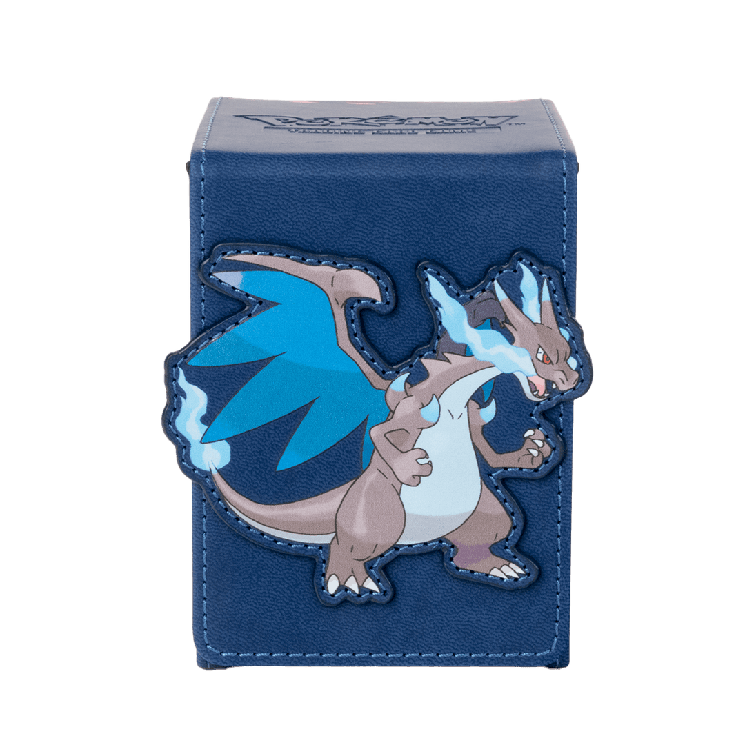 Ultra Pro Pokemon Alcove Flip 100+ Deck Box - Mega Charizard X