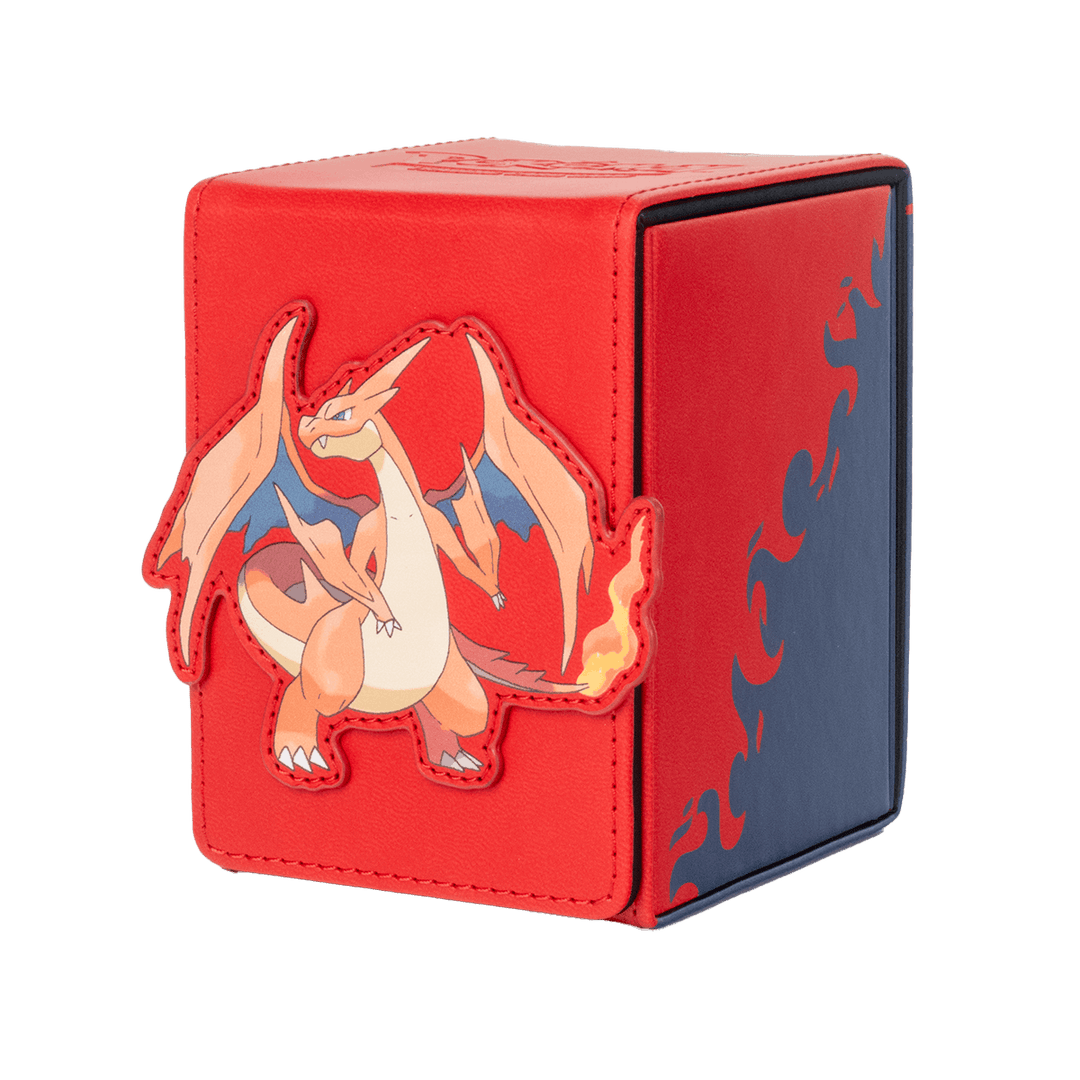 Ultra Pro Pokemon Alcove Flip 100+ Deck Box - Mega Charizard Y
