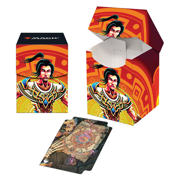 MTG 100+ Deck Box - The Lost Caverns of Ixalan Kellan, Daring Traveler