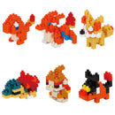 Pokemon Nanoblock Mini - Fire Type Volume 1 Set of 6