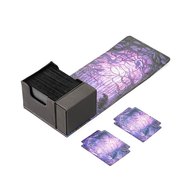 Arcane Fortress Deck Vault Stained Glass - Decaying Swamp Deluxe 100+ Deck Box