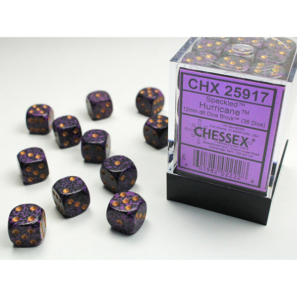 Chessex Dice: Speckled Hurricane Camo 12mm d6 Dice Block (36 dice)