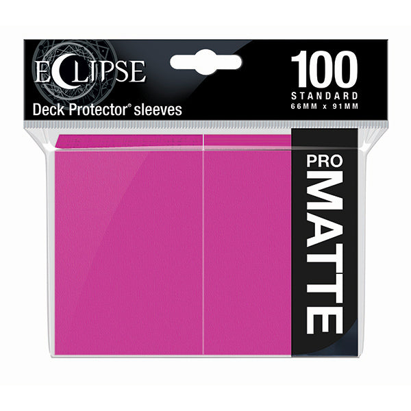 Ultra Pro Eclipse Matte Standard Sleeves - Hot Pink (100)