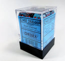 Chessex Dice 12mm d6 Gemini: Black-Shell/Red (36)