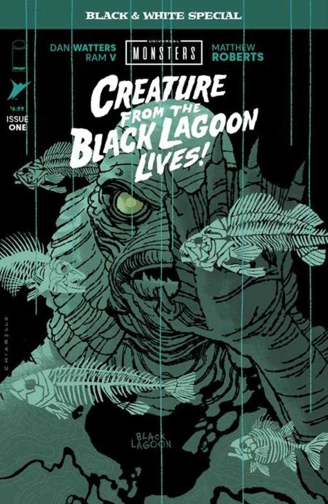 Universal Monsters Creature From The Black Lagoon Lives Black &amp; White Special 