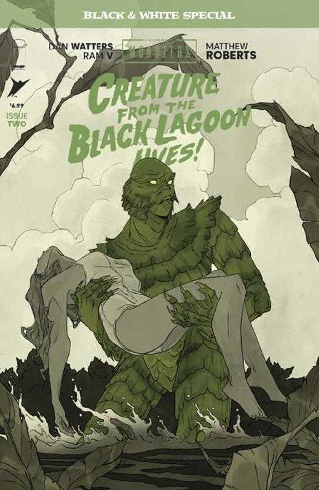 Universal Monsters Creature From The Black Lagoon Lives Black &amp; White Special 