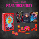 Magic the Gathering - Red Mana Metal Token Set