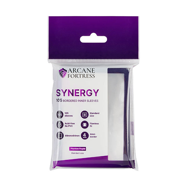 Arcane Fortress Standard Synergy Inner Sleeves - Phantom Purple (105 ct)