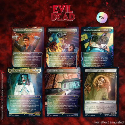 Magic The Gathering Secret Lair - The Evil Dead Traditional Foil Edition