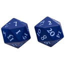 Ultra Pro Heavy Metal Vivid 2d20 Dice - Blue
