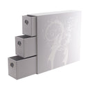 Dragon Shield: Fortress Vertical 3-Card Drawers XL - White