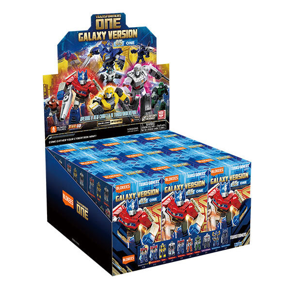 Transformers Blokees: 4-inch Galaxy Model Kit- GV05 Transformers One Movie - V1 Display (9 Blind Boxes)