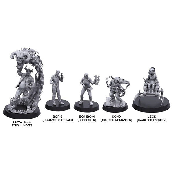 Shadowrun, 6e: Sprawl Runners Miniatures