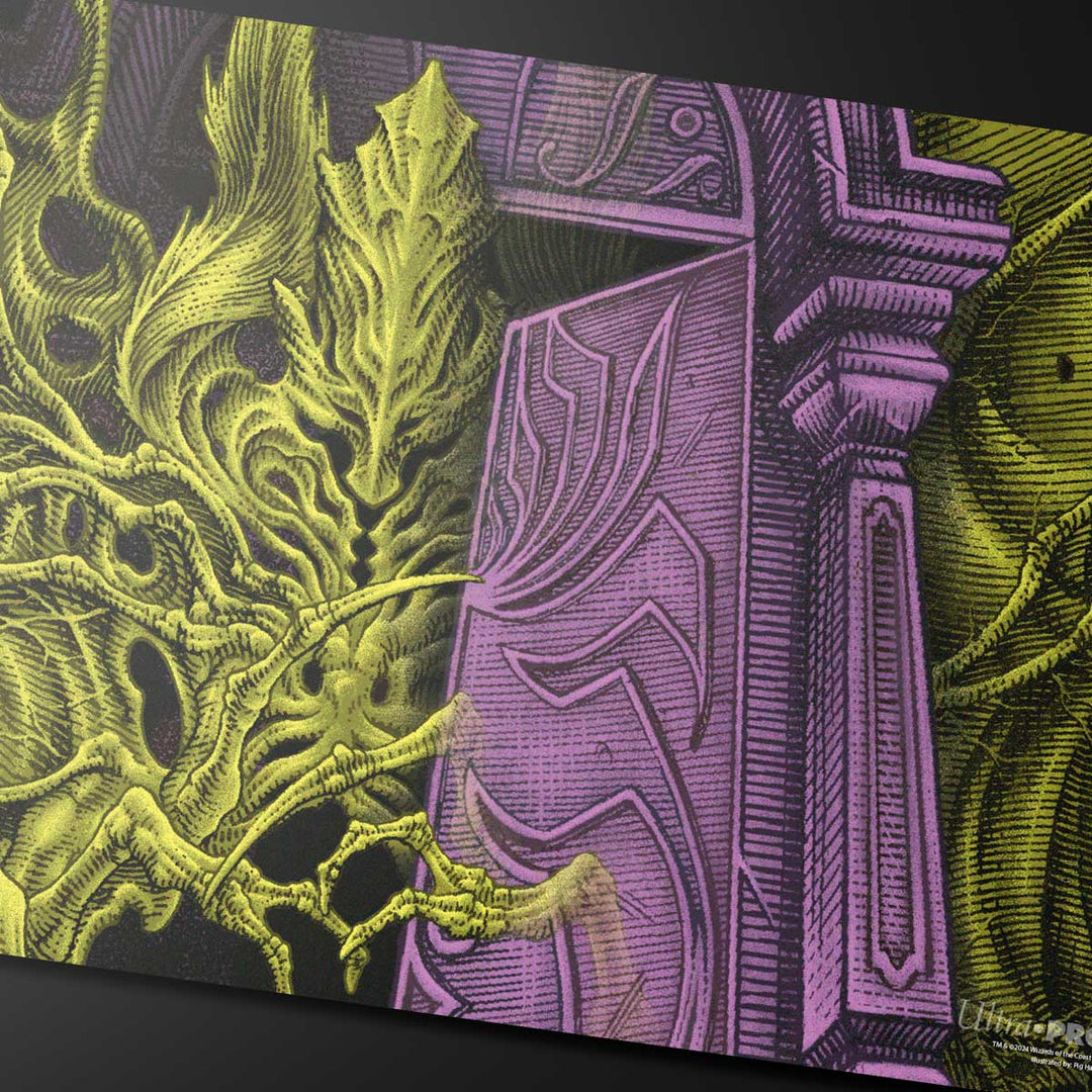 Magic The Gathering Duskmourn - Valgavoth, Terror Eater Playmat