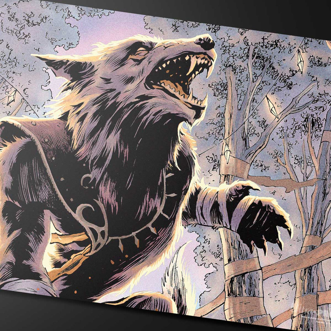 Magic The Gathering Innistrad Remastered - Arlinn Kord Double-Sided Playmat