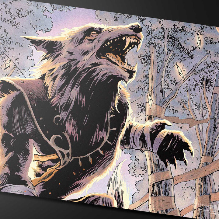Magic The Gathering Innistrad Remastered - Arlinn Kord Double-Sided Playmat