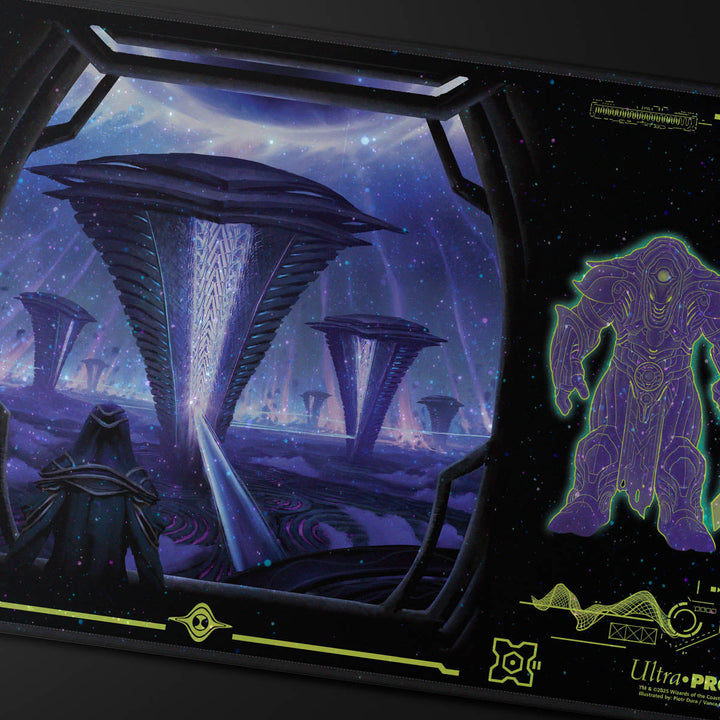 Magic The Gathering Edge of Eternities - Susur Secundi, Void Altar Holofoil Playmat
