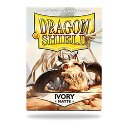 Dragon Shield Sleeves - Matte Ivory Standard Size (100ct)