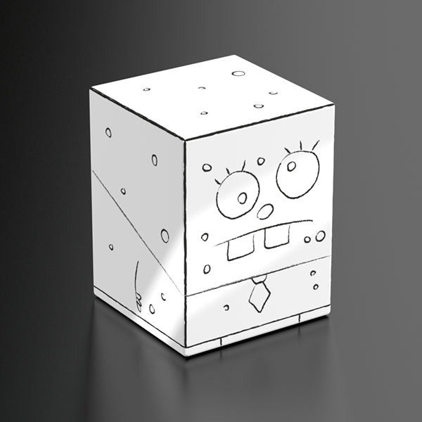 Ultimate Guard: Squaroes Spongebob - DoodleBob Boulder 100+ Deck Box (Chase)