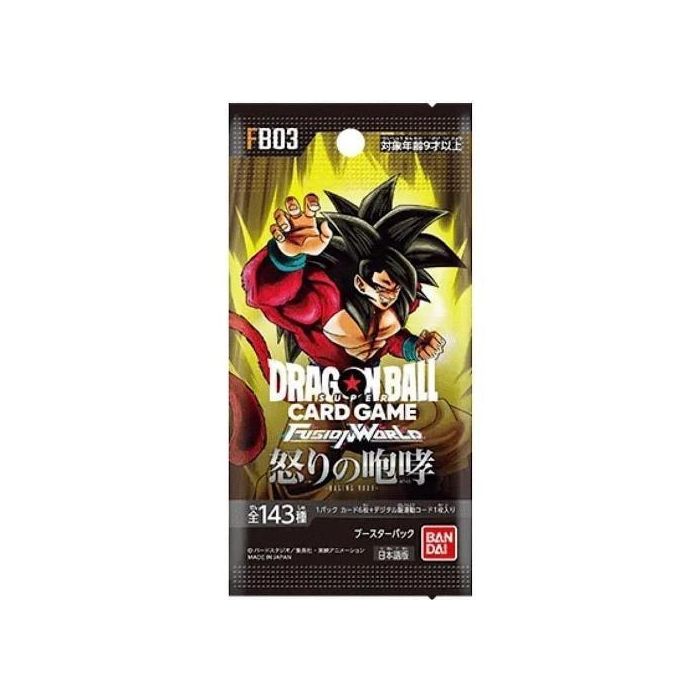 Dragon Ball Super TCG: Fusion World FB-03 Raging Roar Booster Box (Japanese)