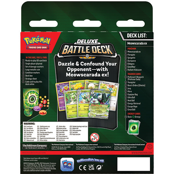Pokemon TCG: Ex Deluxe Battle Deck Meowscarada EX