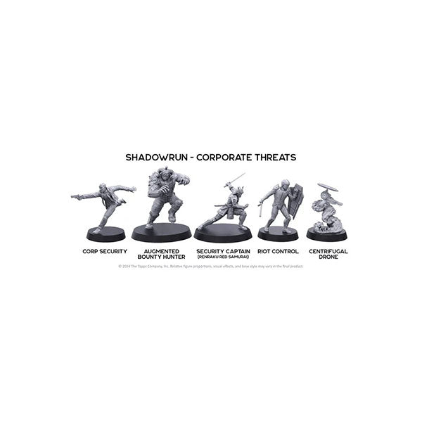 Shadowrun, 6e: Corporate Threats Miniatures