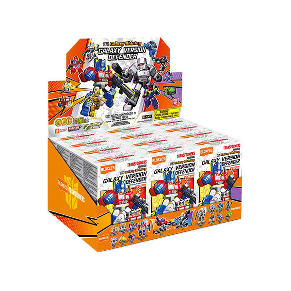 Transformers Blokees: 2-inch Defender Model Kit- DV01 The Shattered Alliance Display (12 Blind Boxes)