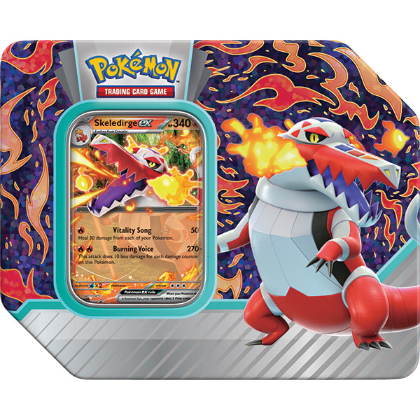 Pokemon TCG: Paldea Partners Tin Skeledirge Ex