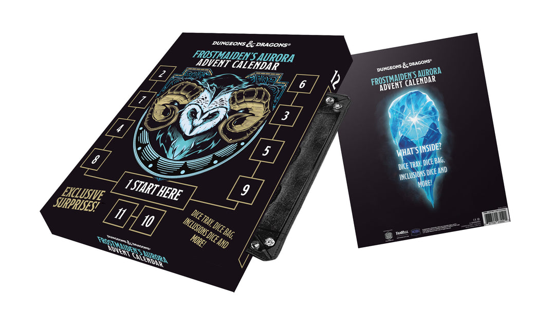 Advent Dice Calendar: D&amp;D Frostmaiden’s Aurora Holiday 2025