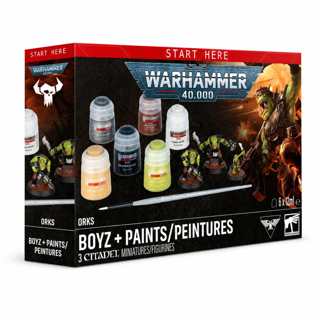 Warhammer 40K Orks and Paints Set box