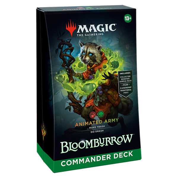 Magic The Gathering: Bloomburrow Commander Deck Animated Army