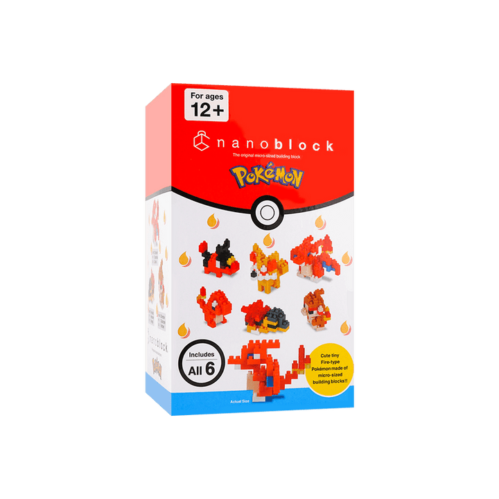 Pokemon Nanoblock Mini - Fire Type Volume 1 Set of 6