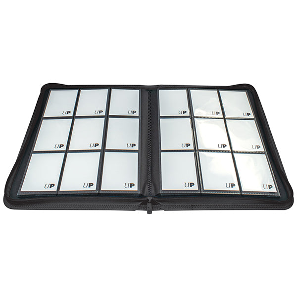 Ultra Pro PRO 9-Pocket Zippered Binder Vivid - Black