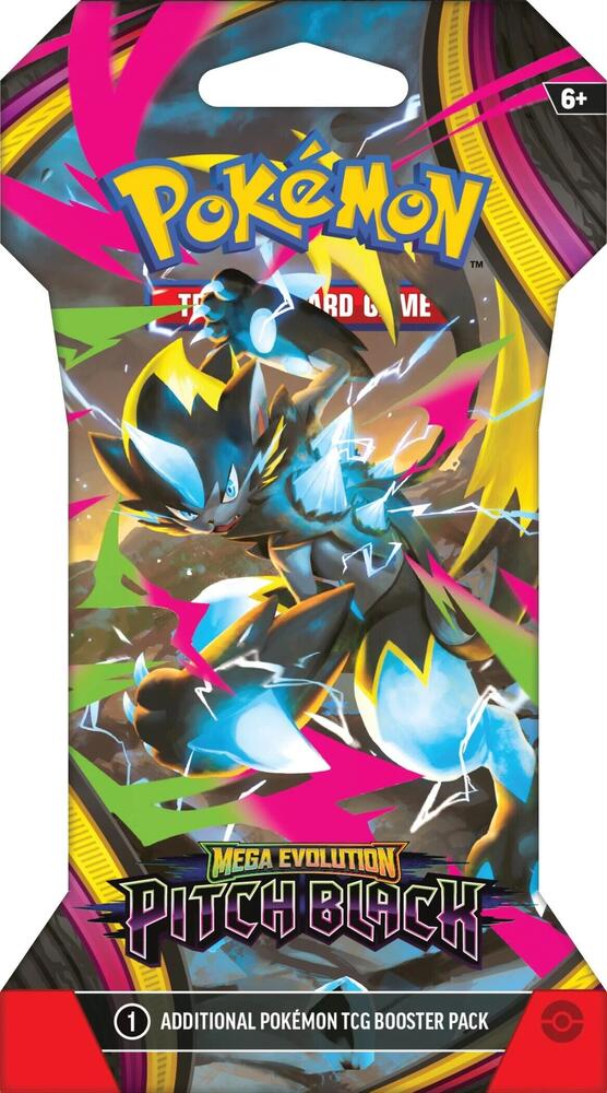 Pokemon TCG: Mega Evolution Pitch Black Sleeved Booster Pack