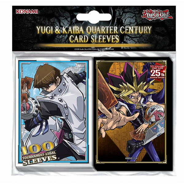 Yu-Gi-Oh: Yugi & Kaiba Quarter Century Card Sleeves  (100ct)