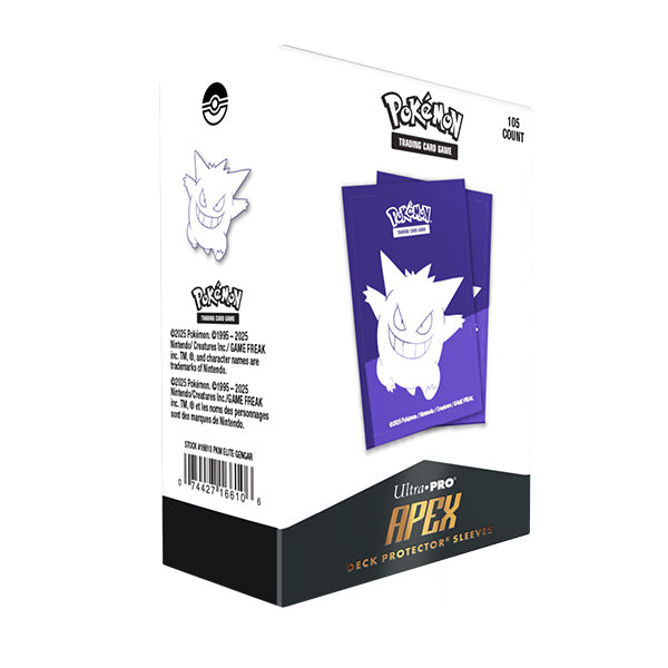 Apex Sleeves Pokemon Elite Series - Gengar (105ct)