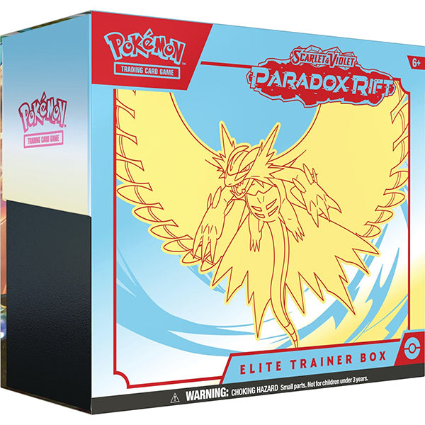 Pokemon TCG: Scarlet &amp; Violet Paradox Rift Elite Trainer Box - Roaring Moon