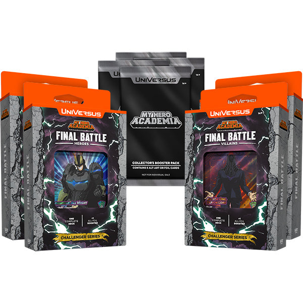 UniVersus CCG: Set 9- My Hero Academia- Final Battle- Challenger Series - Single Deck