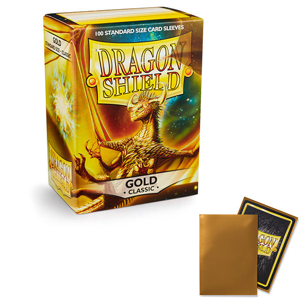 Dragon Shield Standard Sleeves - Classic Gold (100ct)